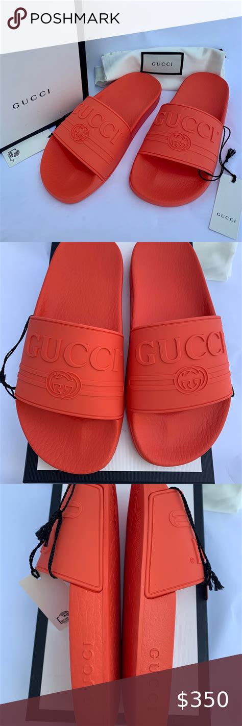 gucci pantolette|gucci slide sandals orange.